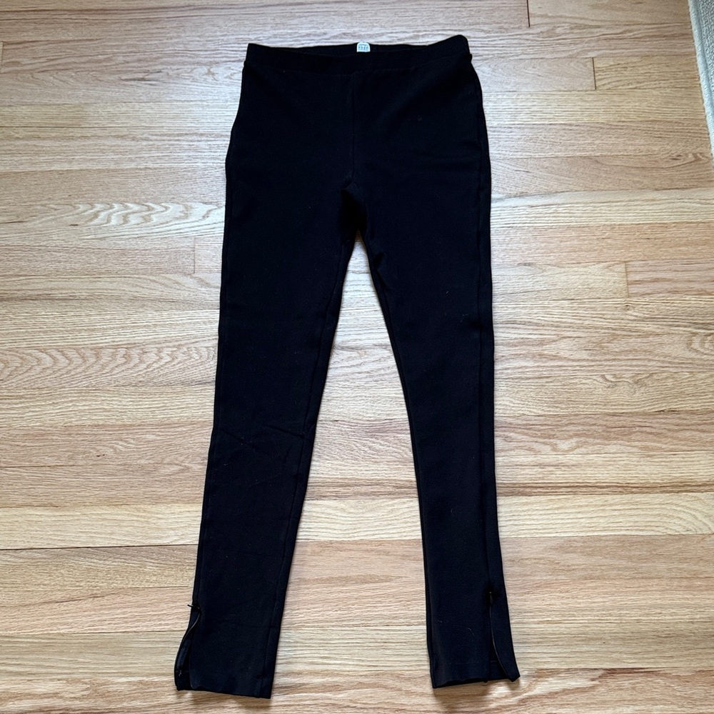 Toteme zip ankle Black Leggings medium